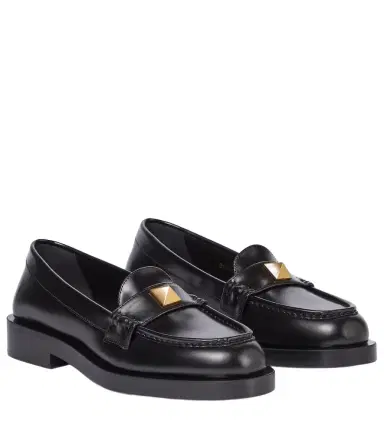 Valentino Garavani Roman Stud leather loafers | Thumbnail 1