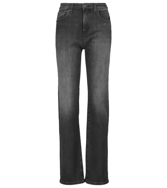 AG Jeans Alexxis high-rise straight jeans