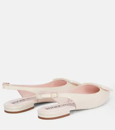 Roger Vivier Gommettine leather slingback flats | Thumbnail 4