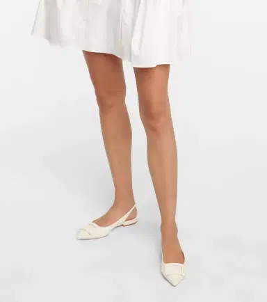 Roger Vivier Gommettine leather slingback flats | Thumbnail 5