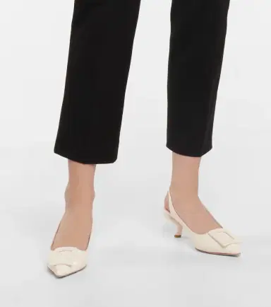 Roger Vivier Virgule slingback leather pumps | Thumbnail 2
