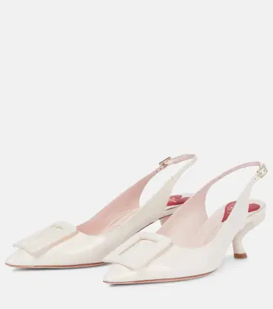 Roger Vivier Virgule slingback leather pumps | Thumbnail 5