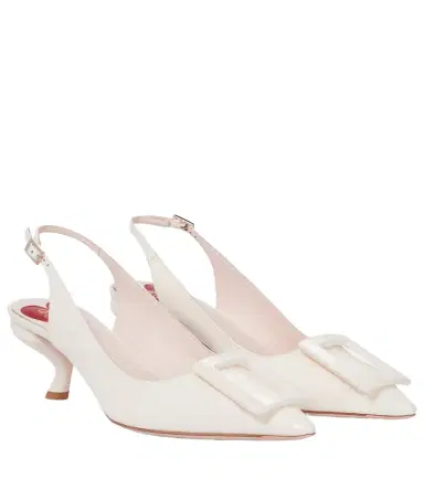 Roger Vivier Virgule slingback leather pumps | Thumbnail 1