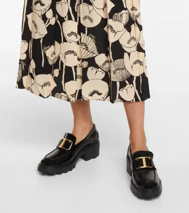 Tod's Leather platform loafers | Thumbnail 3