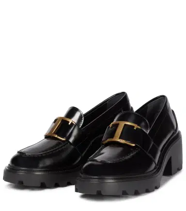 Tod's Leather platform loafers | Thumbnail 4