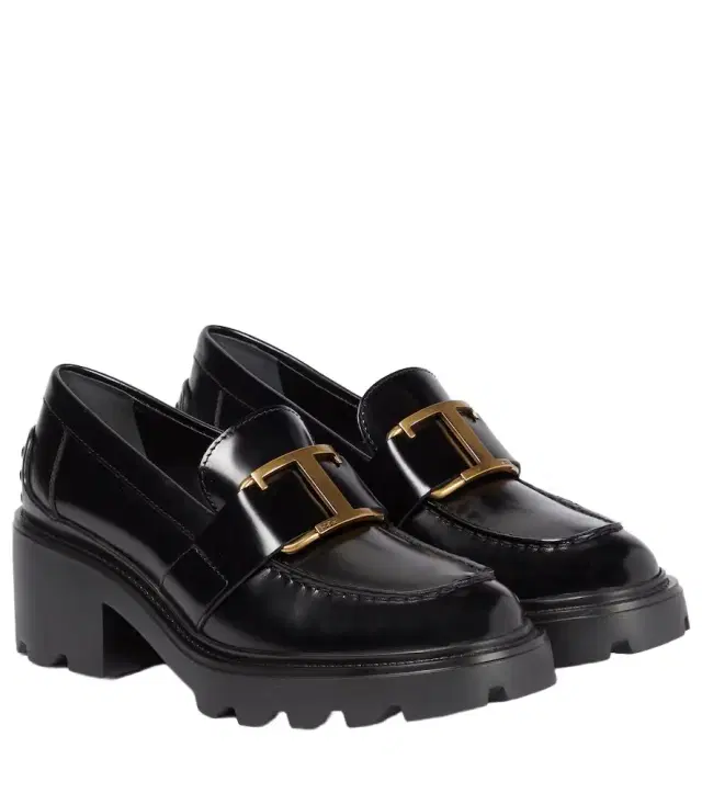 Tod's Leather platform loafers