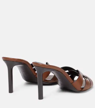 Saint Laurent Tribute 85 leather sandals | Thumbnail 2