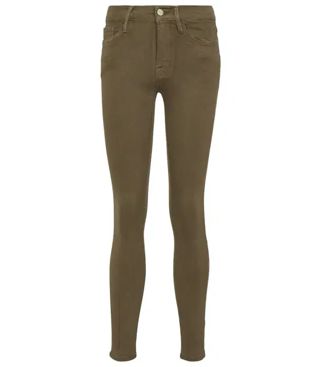 Frame Le Skinny de Jeanne mid-rise jeans