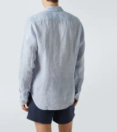Orlebar Brown Giles linen long-sleeved shirt | Thumbnail 2