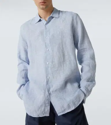 Orlebar Brown Giles linen long-sleeved shirt | Thumbnail 5