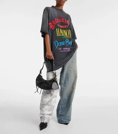 Balenciaga Le Cagole XS leather shoulder bag | Thumbnail 6