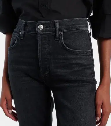 AGOLDE Riley high-rise cropped slim jeans | Thumbnail 3