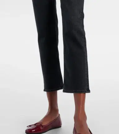 AGOLDE Riley high-rise cropped slim jeans | Thumbnail 6