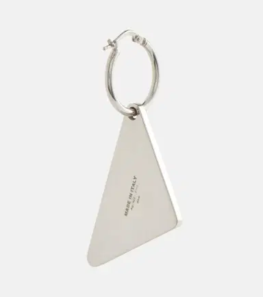 Prada Logo hoop earring | Thumbnail 2