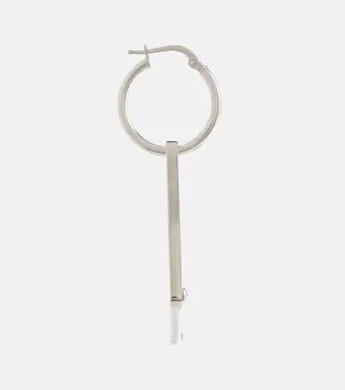 Prada Logo hoop earring | Thumbnail 4