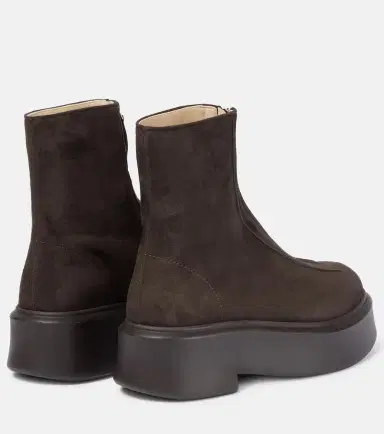 The Row Zipped Boot 1 suede ankle boots | Thumbnail 2 The Row Zipped Boot 1 suede ankle boots | Thumbnail 2