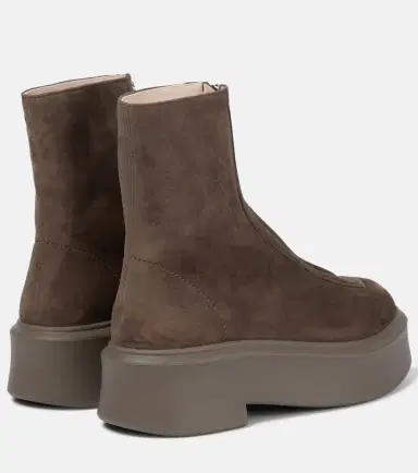 The Row Zipped Boot 1 suede boots | Thumbnail 2