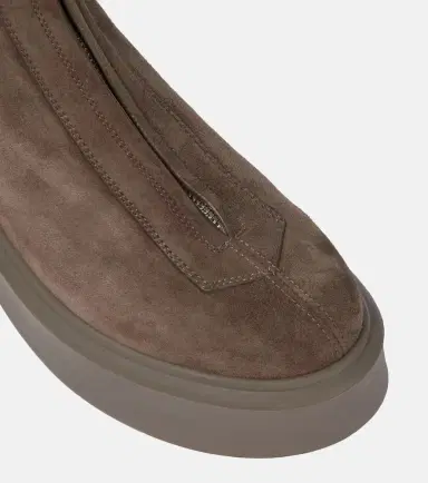 The Row Zipped Boot 1 suede boots | Thumbnail 4