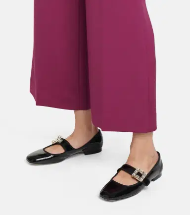 Roger Vivier Très Vivier Babies patent leather ballet flats | Thumbnail 6