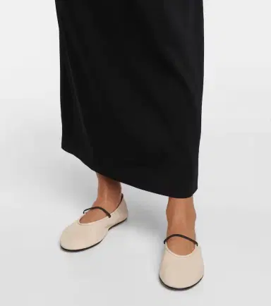 The Row Elastic leather ballet flats | Thumbnail 3