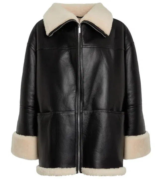 Toteme Oversized shearling jacket