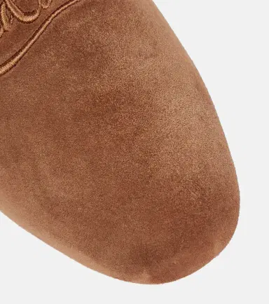 Christian Louboutin Navy Coolito Donna suede slippers | Thumbnail 3 Christian Louboutin Navy Coolito Donna suede slippers | Thumbnail 3