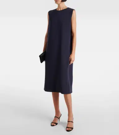 The Row Mirna cady sheath dress | Thumbnail 2 The Row Mirna cady sheath dress | Thumbnail 2