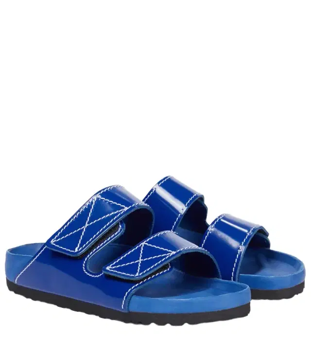 x Birkenstock leather slides