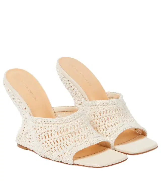 Magda Butrym Crochet wedge sandals