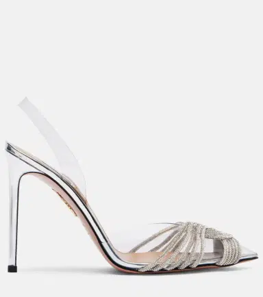 Aquazzura Gatsby 105 embellished slingback pumps | Thumbnail 4 Aquazzura Gatsby 105 embellished slingback pumps | Thumbnail 4