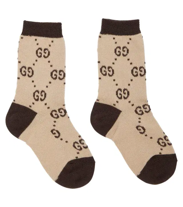 Baby GG cotton-blend socks