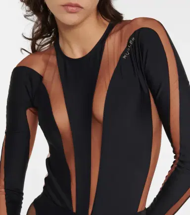 Mugler Paneled bodysuit | Thumbnail 2