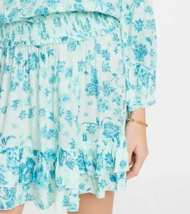 Poupette St Barth Ilona floral minidress | Thumbnail 3