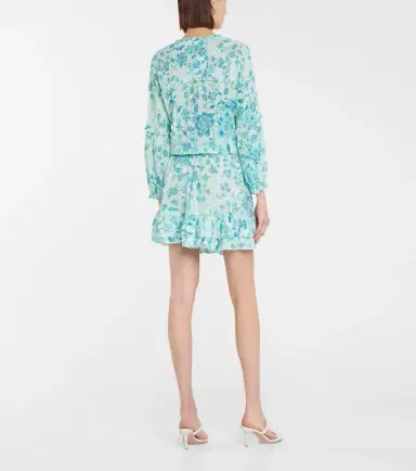 Poupette St Barth Ilona floral minidress | Thumbnail 4