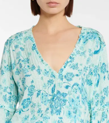 Poupette St Barth Ilona floral minidress | Thumbnail 5