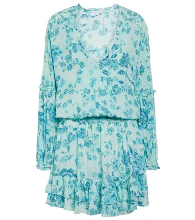 Poupette St Barth Ilona floral minidress | Thumbnail 1