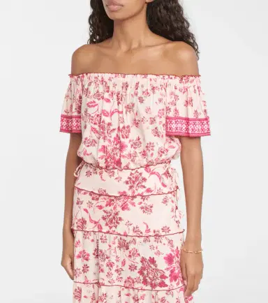Poupette St Barth Camila floral maxi skirt | Thumbnail 2
