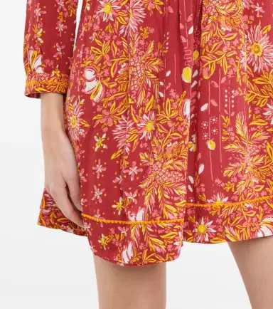 Poupette St Barth Ola fringed printed minidress | Thumbnail 2