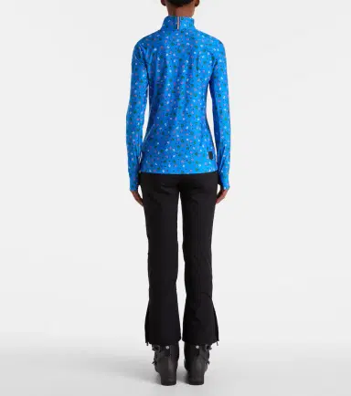 Moncler Genius x Naj-Oleari 3 Moncler Grenoble printed turtleneck ski top | Thumbnail 2