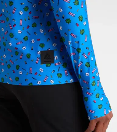 Moncler Genius x Naj-Oleari 3 Moncler Grenoble printed turtleneck ski top | Thumbnail 3