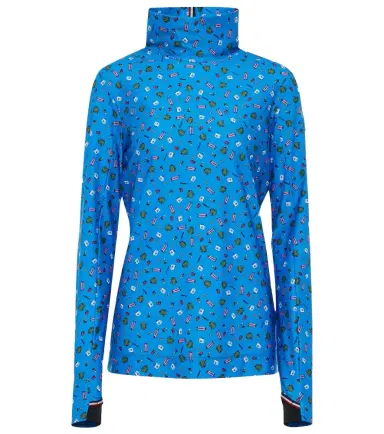 Moncler Genius x Naj-Oleari 3 Moncler Grenoble printed turtleneck ski top | Thumbnail 1