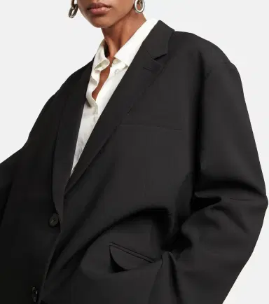 The Frankie Shop Bea twill blazer | Thumbnail 6 The Frankie Shop Bea twill blazer | Thumbnail 6