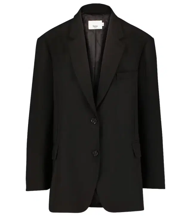The Frankie Shop Bea twill blazer