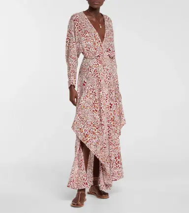 Poupette St Barth Ilona printed v-neck dress | Thumbnail 5