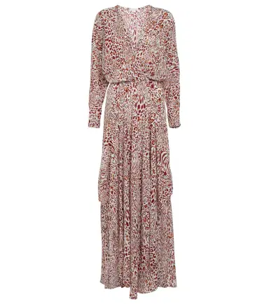 Poupette St Barth Ilona printed v-neck dress | Thumbnail 1