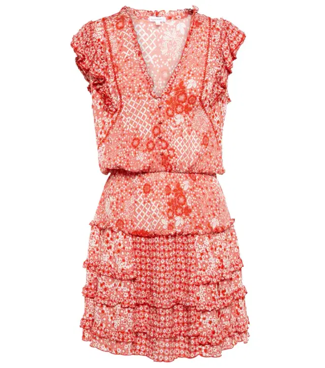 Poupette St Barth Paulina floral minidress