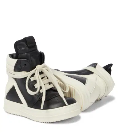 RICK OWENS KIDS Baby Geo high-top sneakers | Thumbnail 5
