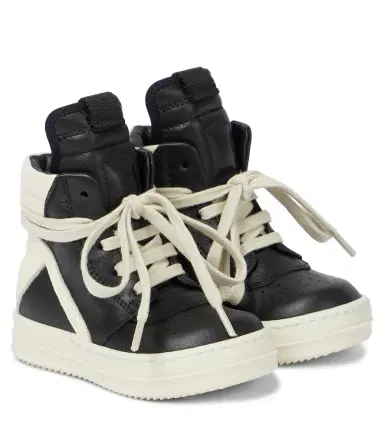 RICK OWENS KIDS Baby Geo high-top sneakers | Thumbnail 1