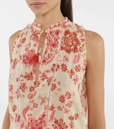 Poupette St Barth Clara floral minidress | Thumbnail 5