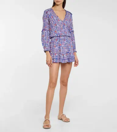 Poupette St Barth Ilona printed minidress | Thumbnail 3